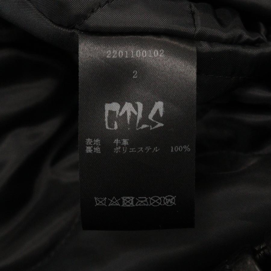 cvtvlist カタリスト 22AW leather riders jacket エンブロイダリー