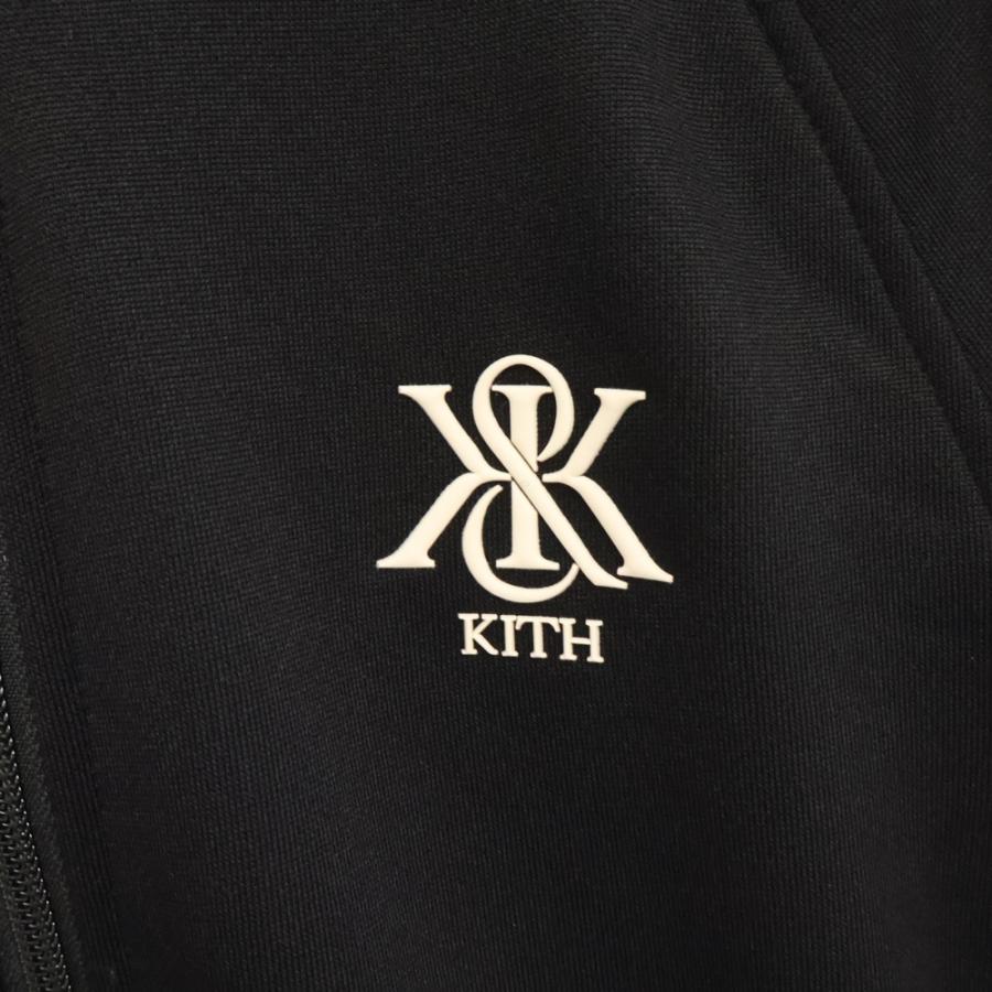 KITH（キス） W ARBOR HOODED TRACK JACKET 胸ロゴ刺繍 サイドライン