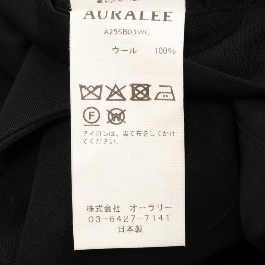 AURALEE（オーラリー） 25SS WOOL MAX CANVAS HIGH NECK ZIP BLOUSON