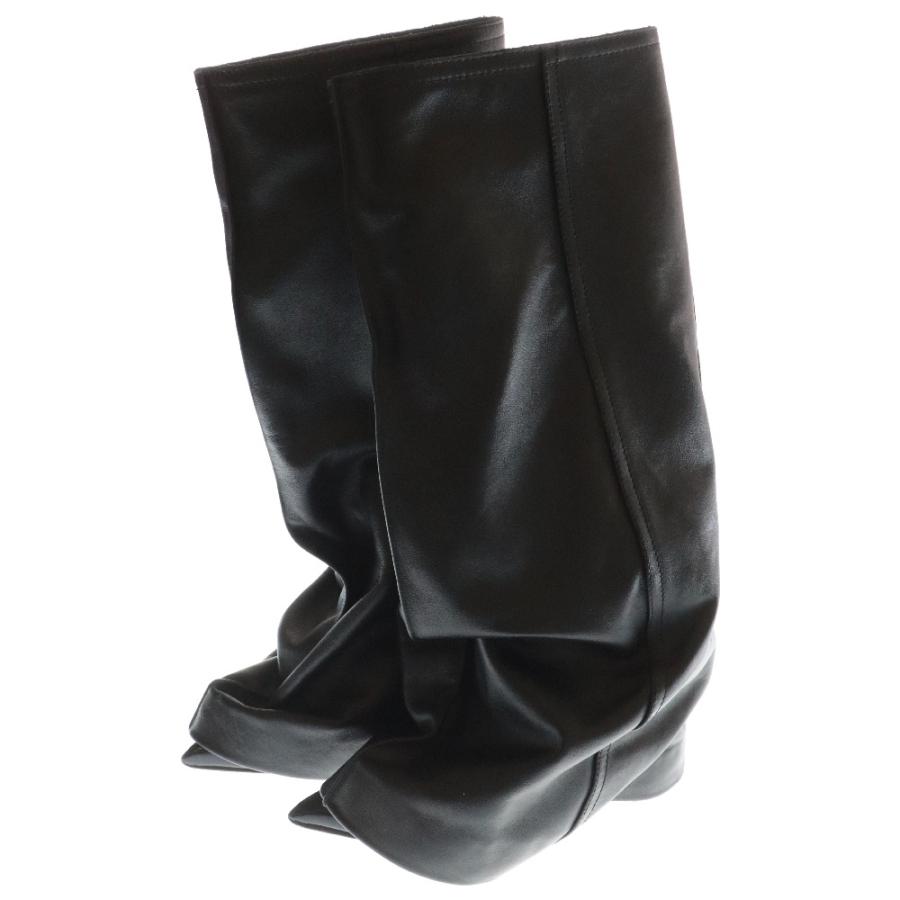 sacai（サカイ） 24AW LEATHER PANTS MEDIUM BOOTS レザーパンツ