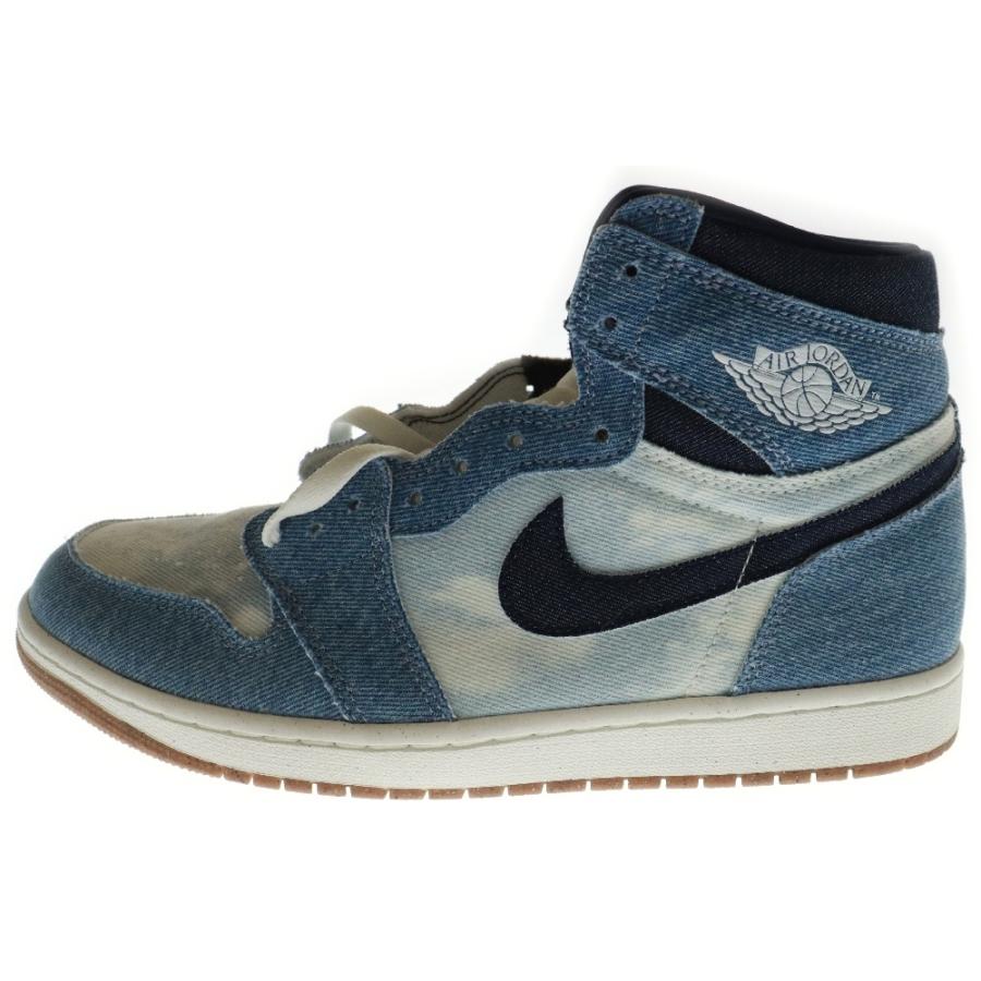 NIKE☆AIR JORDAN 1☆MID☆BLACK DENIM☆29.5cm