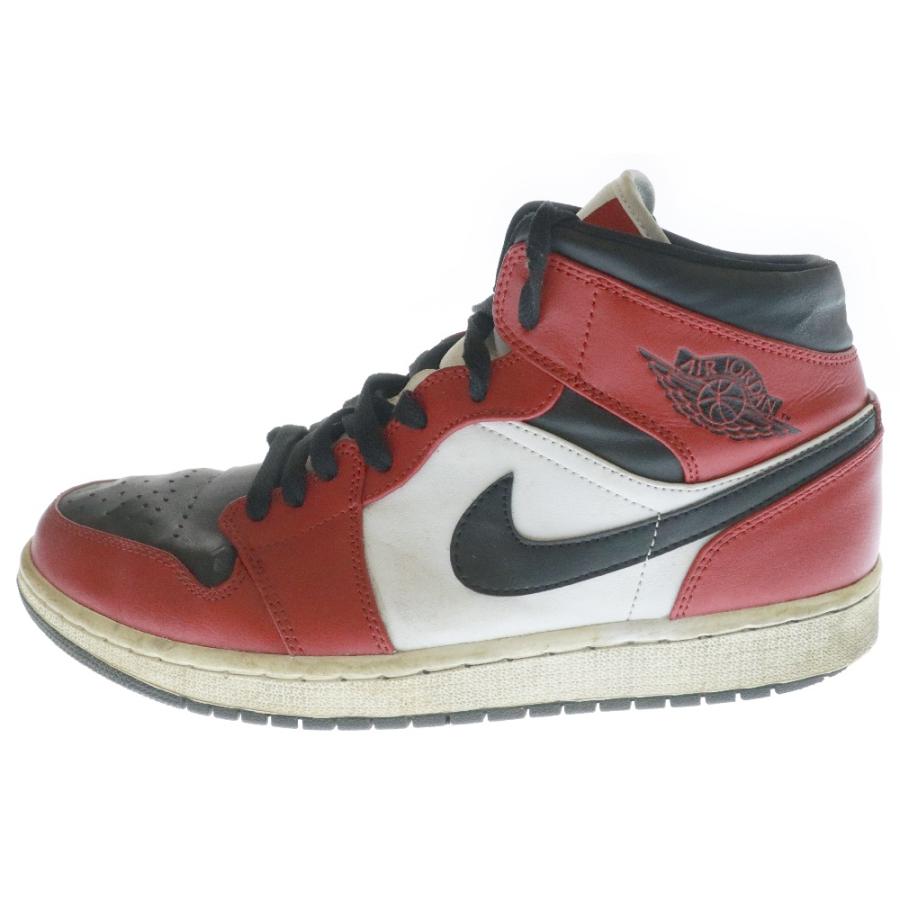 NIKE（ナイキ） AIR JORDAN 1 MID BRED TOE エアジョーダン ブレッド