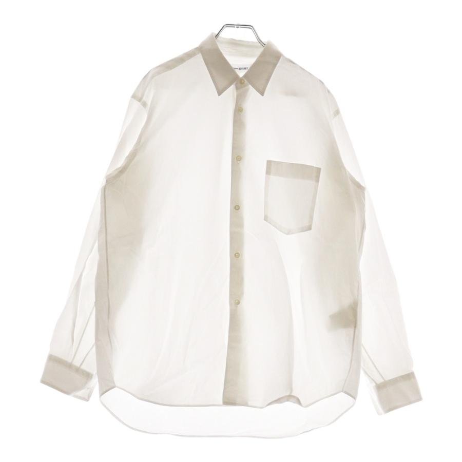 45%off新品未使用コムデギャルソンシャツフォーエバー。ホワイトL長袖