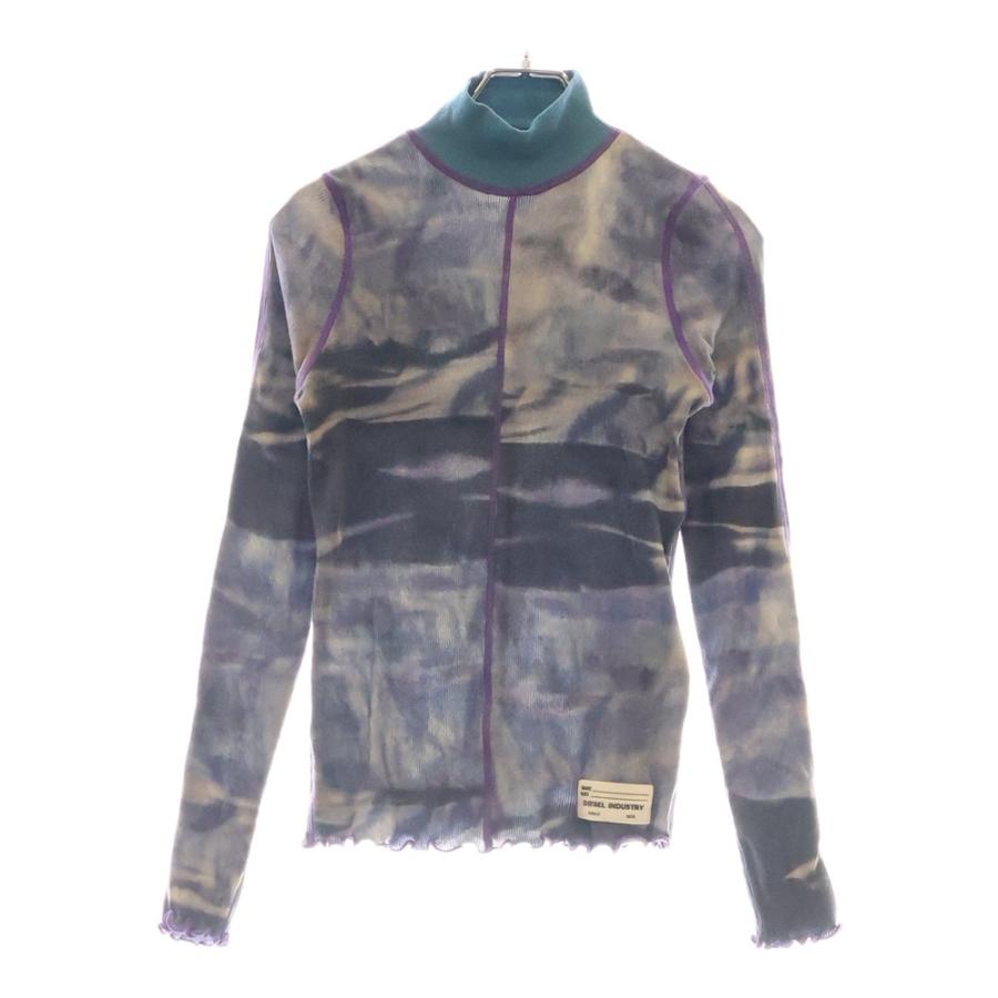 ディーゼル　diesel 迷彩　アニマル　ニット　セーター DIESEL（ディーゼル） Turtle Neck Camo Knitwear T-Swainy