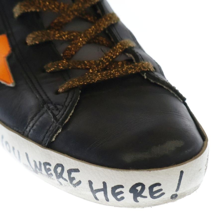 【美品】GOLDEN  FRANCY ハイカットスニーカー ブラック GOLDEN GOOSE DELUXE BRAND ゴールデングースデラックスブランド
