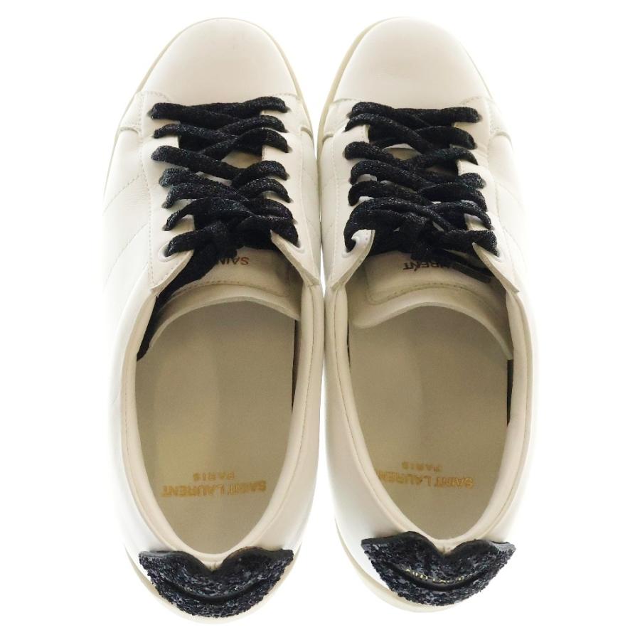 SAINT LAURENT PARIS サンローランパリ ヒールリップデザイン レザー 