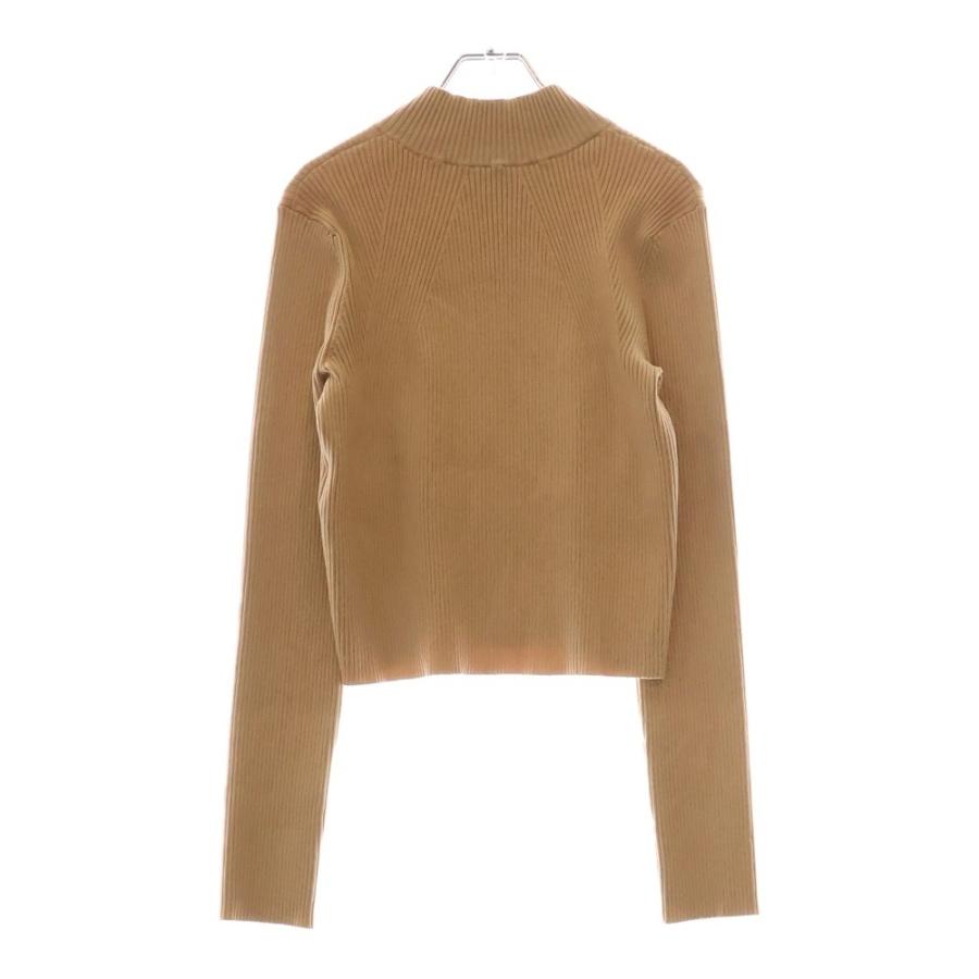 DIESEL / A05785-M-SAVANNAH-0KEAU/カーディガン(薄手)/L/レーヨン/ベージュ DIESEL（ディーゼル） M-SAVANNAH ジップアップ ニットカーディガン