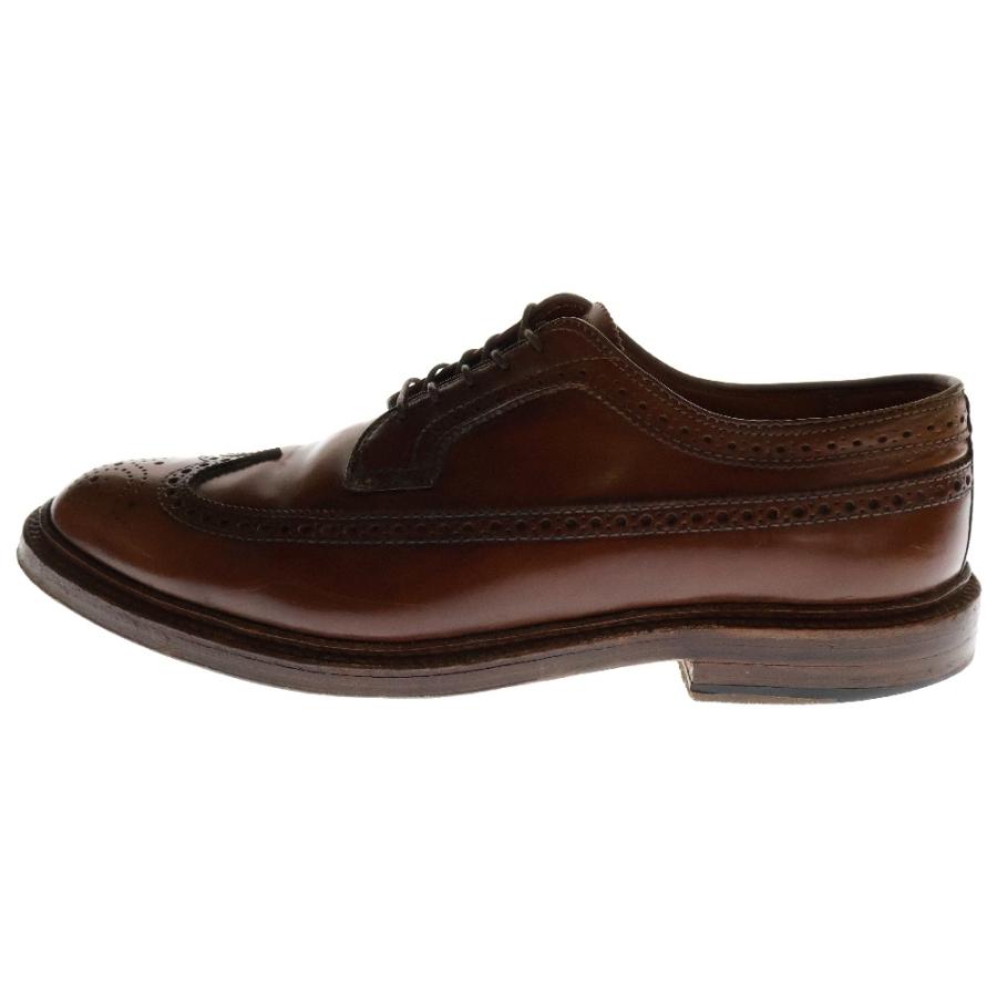 新品 Alden グレインレザー US8.5D 942C ブラウン Alden ALDEN Alden オールデン CITI SHOES別注 LWB ロングウイング
