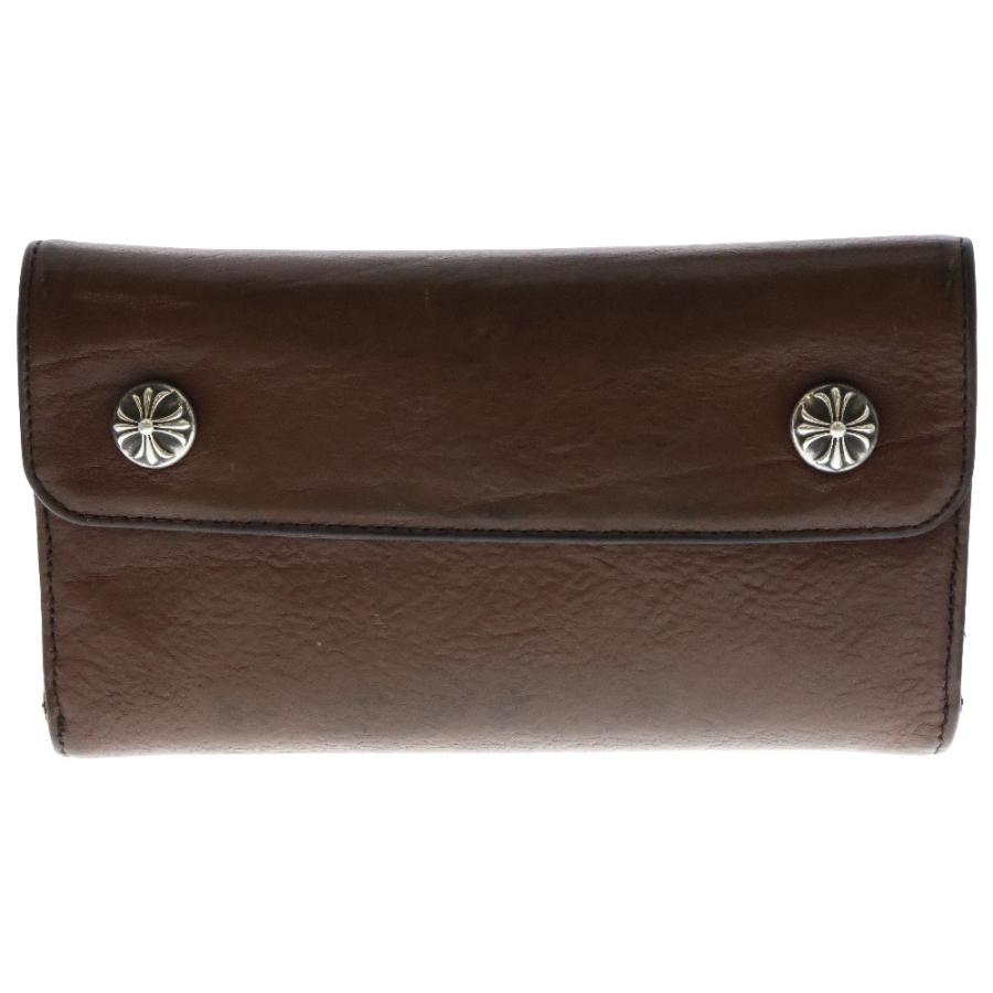 S*様 CHROME HEARTS WAVE ウォレット 財布 CHROME HEARTS（クロムハーツ） WAVE ウェーブ レザーウォレット 財布