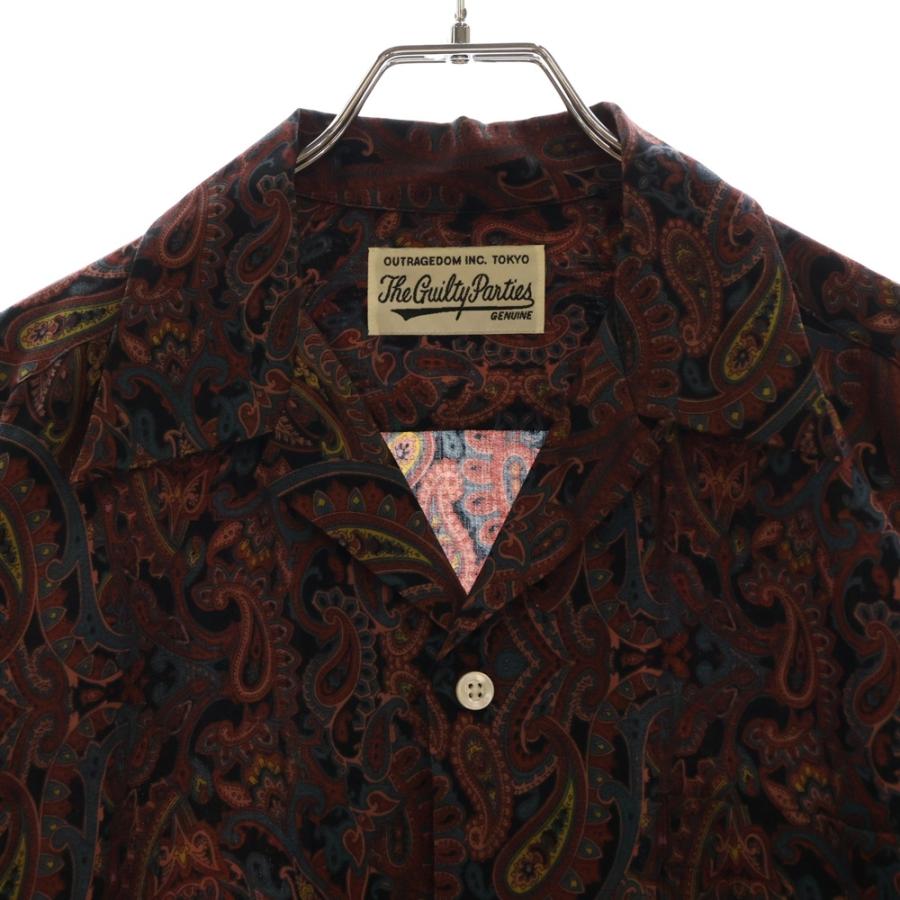 新品】WACKO MARIA PAISLEY WIDE NECKTIE カーキ
