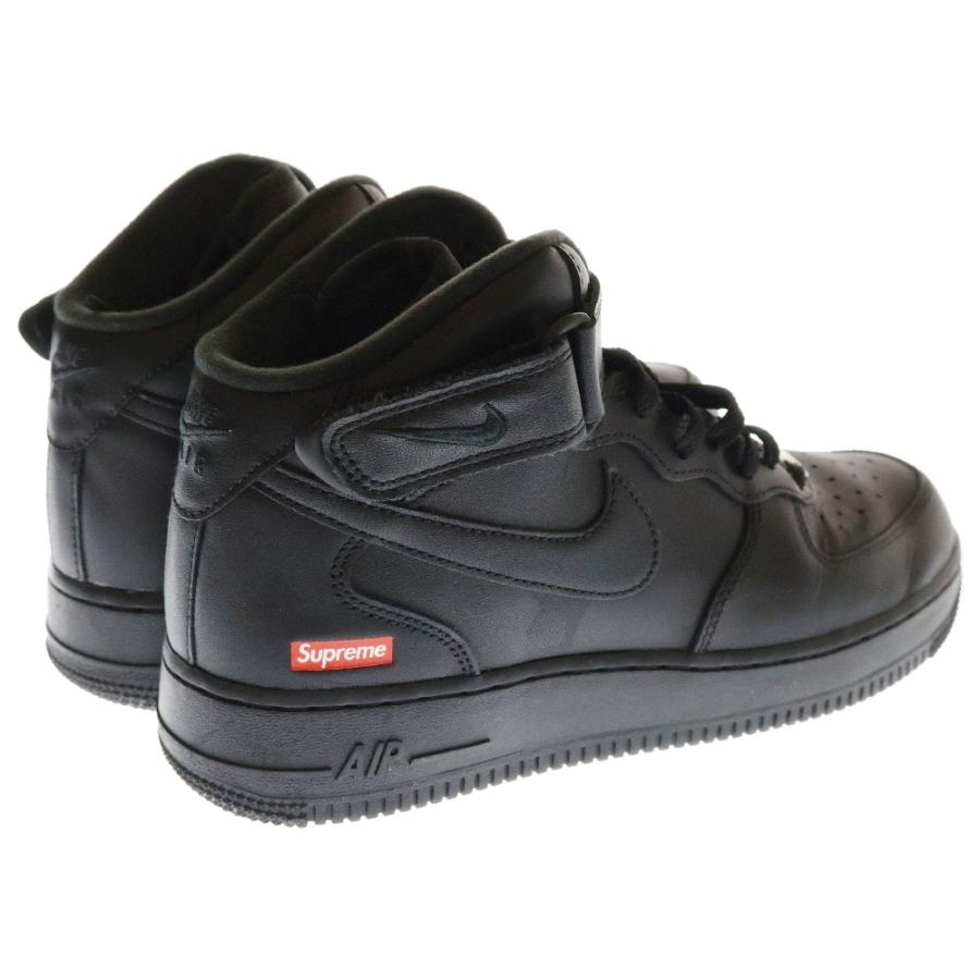 NIKE（ナイキ） ×SUPREME AIR FORCE 1 MID BLACK シュプリーム エア
