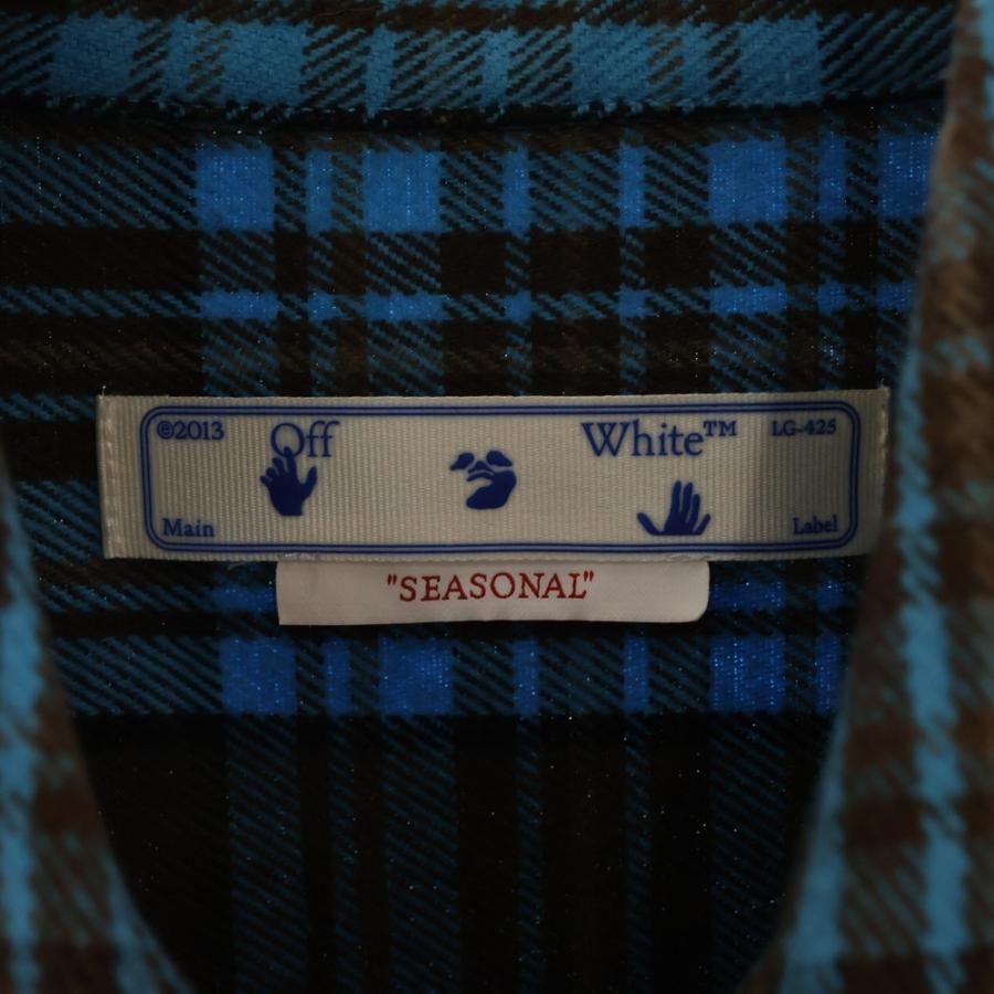 OFF-WHITE オフホワイト 22SS Block Flannel Shirt ブロック タータン