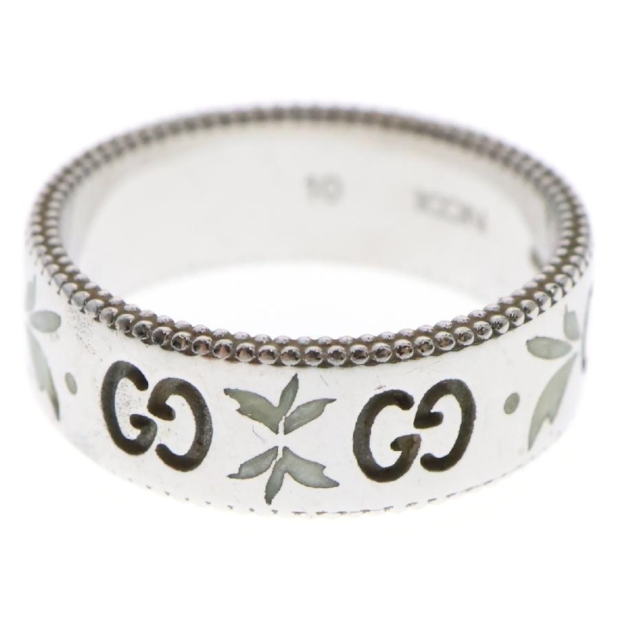 GUCCI（グッチ） アイコン ブロッサム リング ホワイトゴールド K18WG