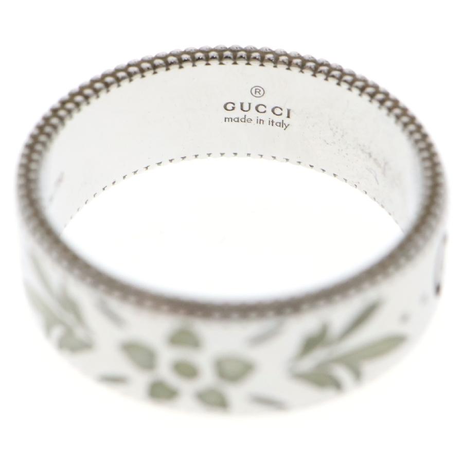 GUCCI（グッチ） アイコン ブロッサム リング ホワイトゴールド K18WG