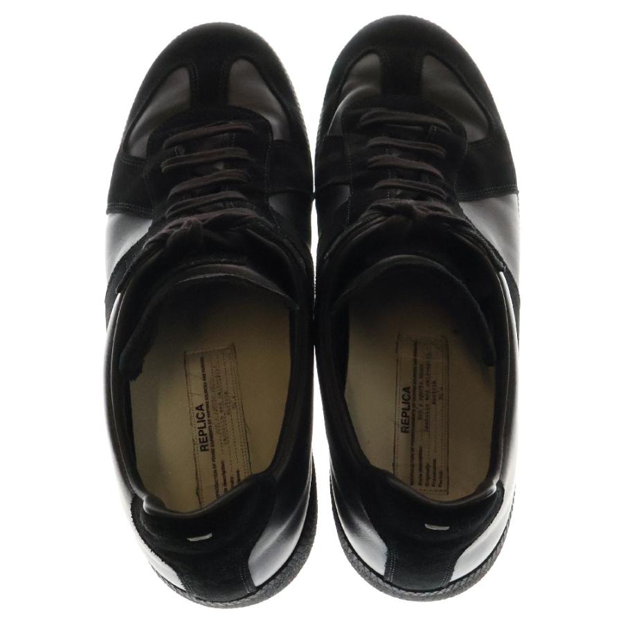 Maison Margiela マルジェラ ジャーマントレーナー 黒 Maison Margiela メゾンマルジェラ ジャーマントレーナー レザー