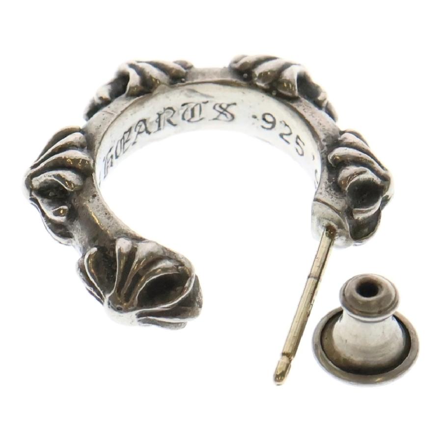 【美品】 クロムハーツ ピアス クロスバンド フープ CHROME HEARTS CHROME HEARTS クロムハーツ HOOP CROSS クロスバンド フープ