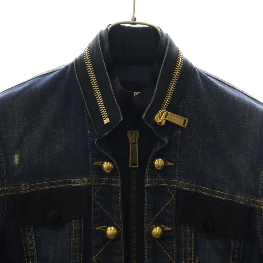 DSQUARED2（ディースクエアード） 16AW ダメージ加工 ゴールドボタン