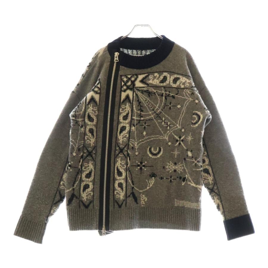 sacai（サカイ） 20AW ×Dr.Woo ドクターウー ライダース ジップアップ