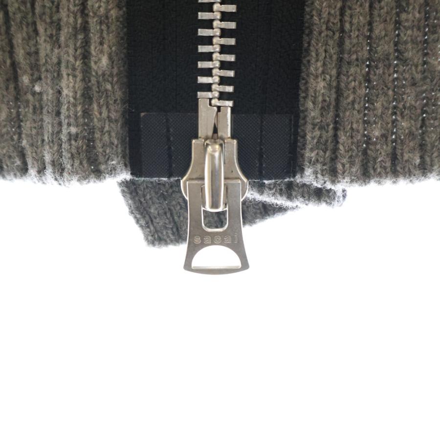 sacai（サカイ） 20AW ×Dr.Woo ドクターウー ライダース ジップアップ