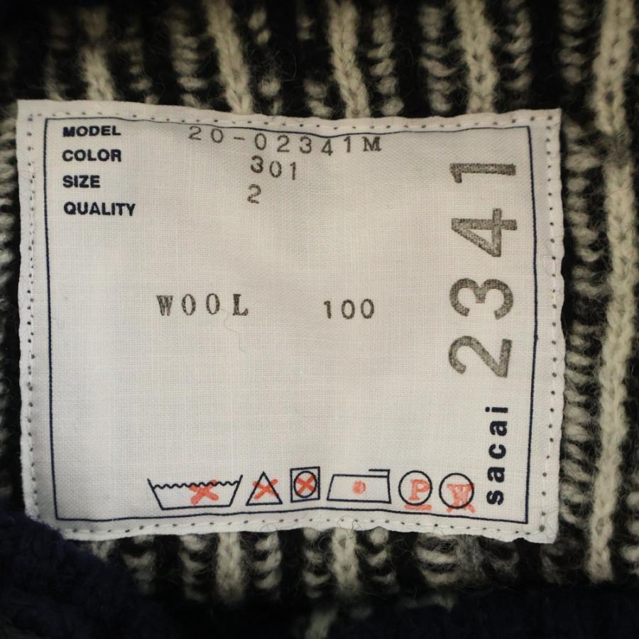 sacai（サカイ） 20AW ×Dr.Woo ドクターウー ライダース ジップアップ