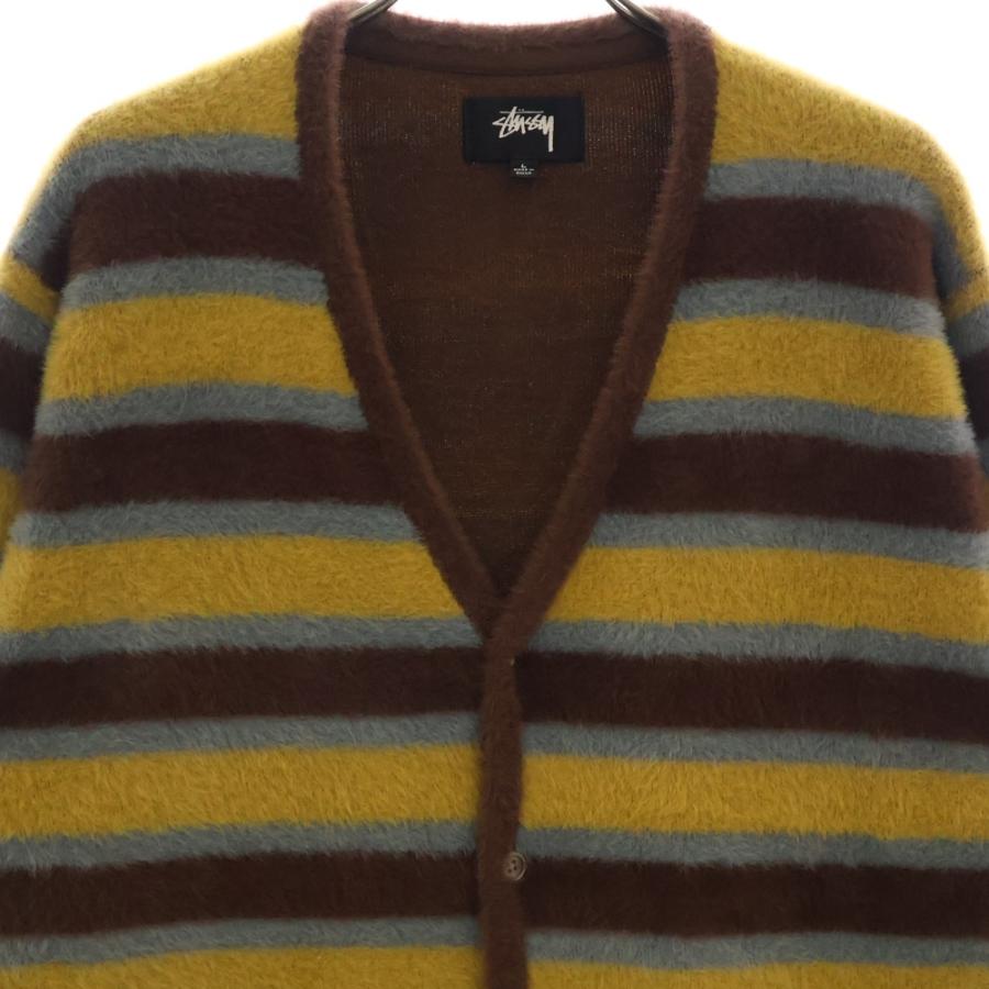 STUSSY（ステューシー） Horizontal Stripe Cardigan ホリゾンタル