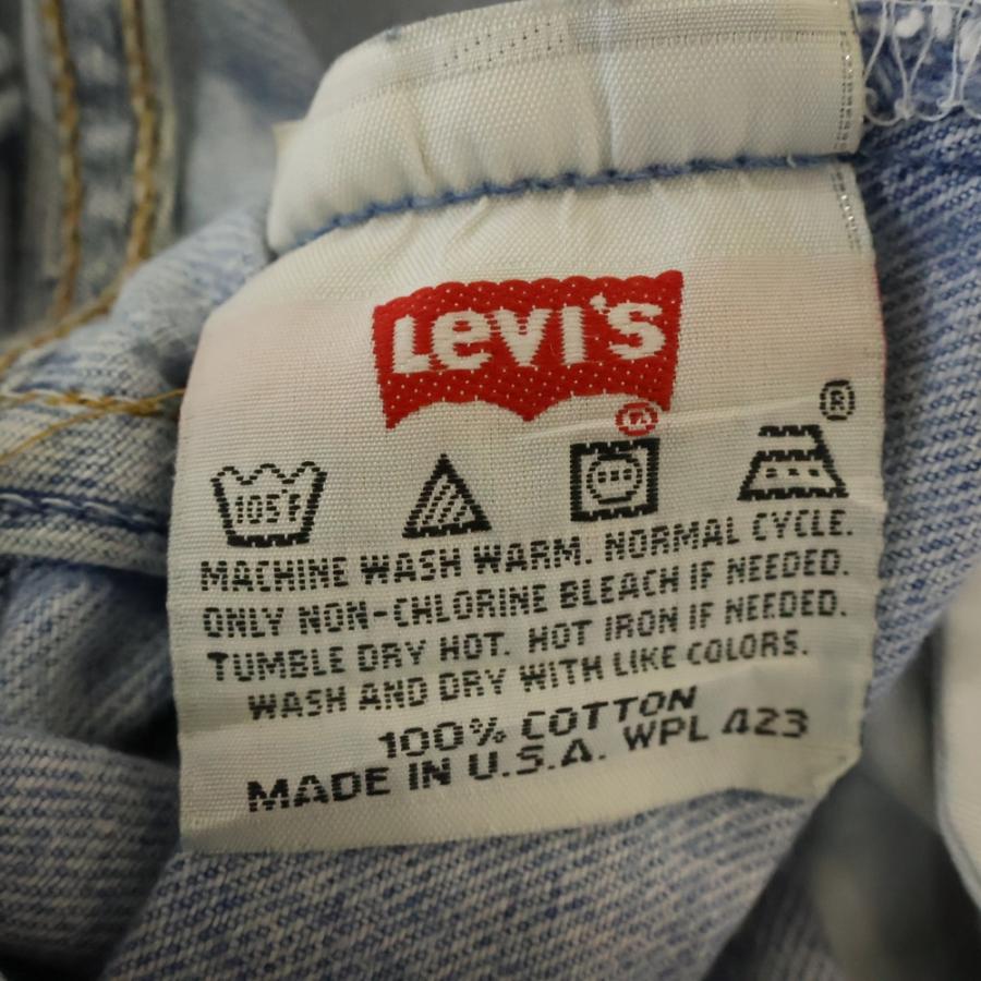 Levi’s 6501 USA製 ボタン裏544 W29 L32 ヴィンテージ Levi's（リーバイス） 90S VINTAGE 501 66年復刻 ボタン裏544 米国製