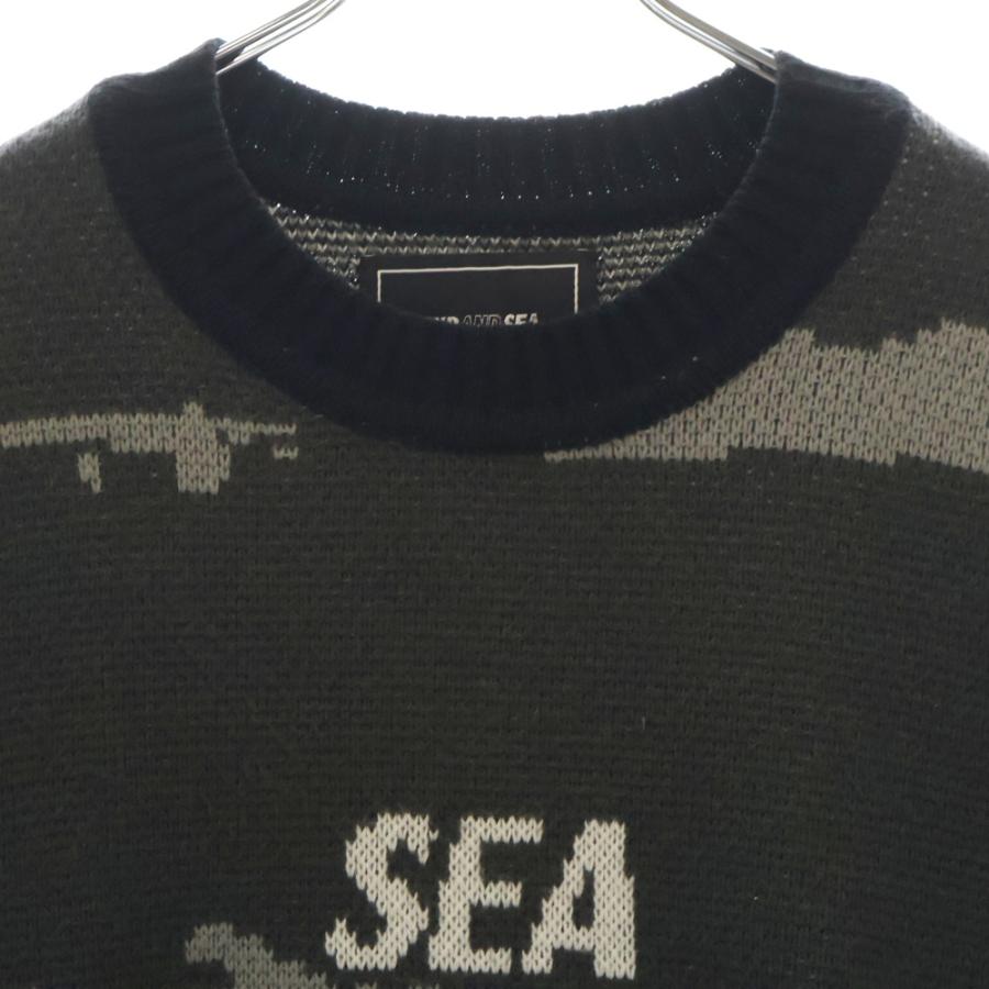 WIND AND SEA（ウィンダンシー） ジャガードロゴ アクリル ウール