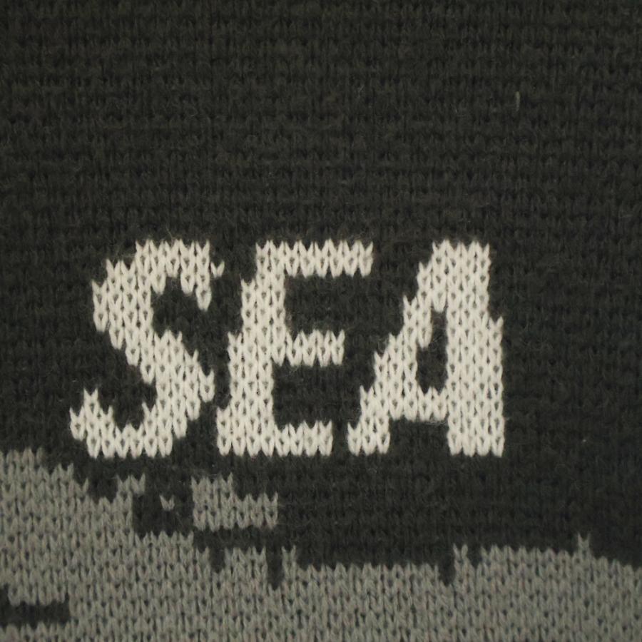 WIND AND SEA（ウィンダンシー） ジャガードロゴ アクリル ウール