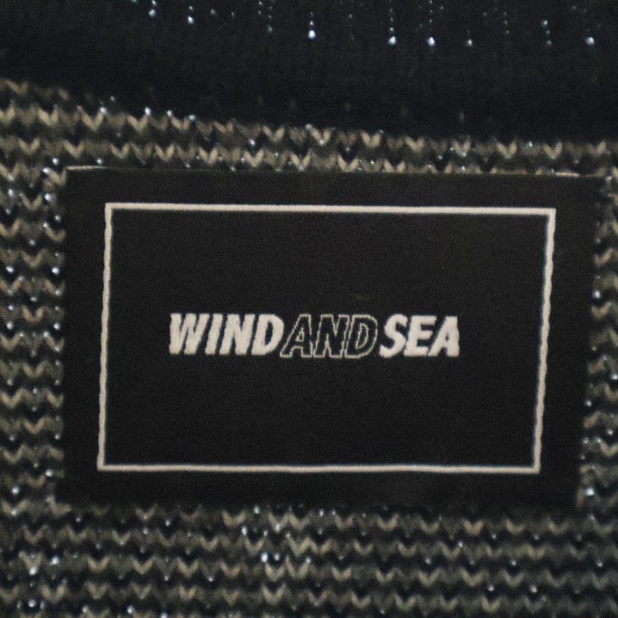 WIND AND SEA（ウィンダンシー） ジャガードロゴ アクリル ウール