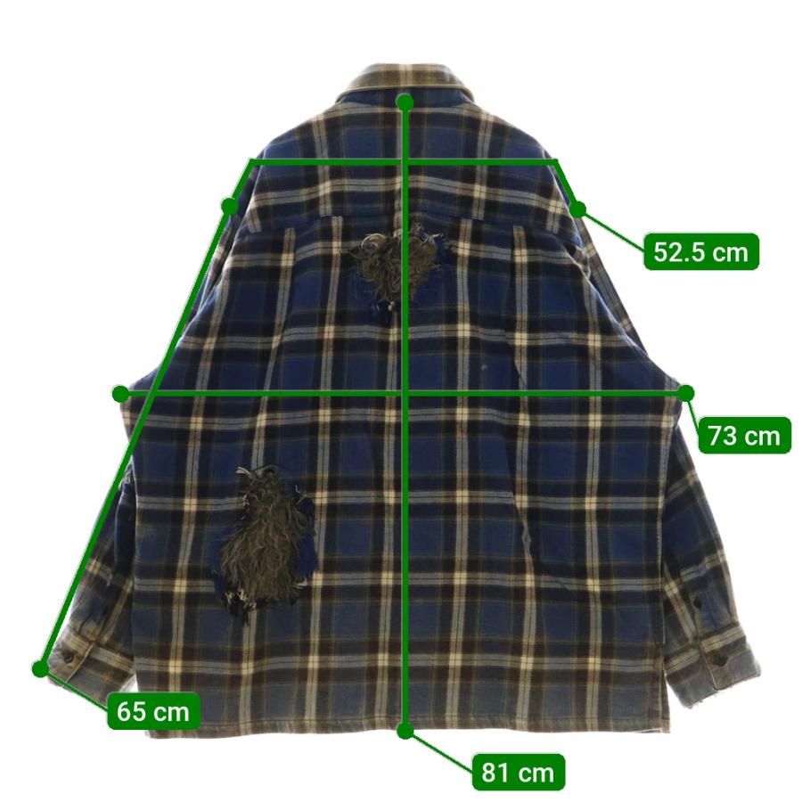 doublet（ダブレット） 23AW WEREWOLF CHECK SHIRT ウェアウルフ