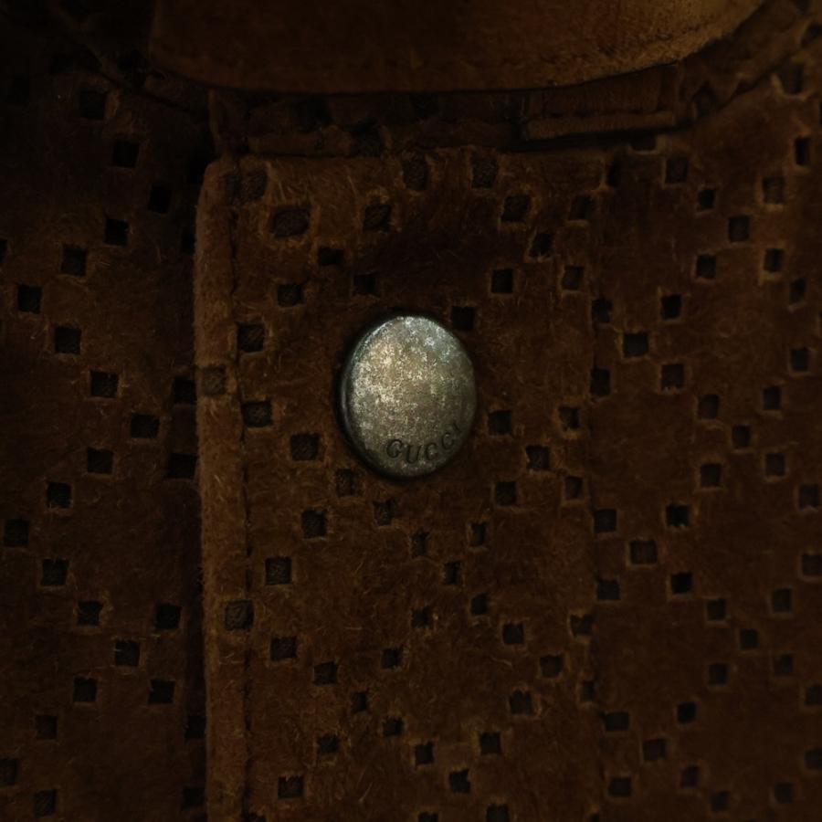 GUCCI（グッチ） ゴートレザースウェードジップアップジャケット
