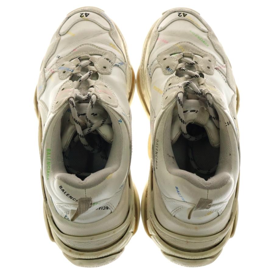 BALENCIAGA（バレンシアガ） Triple S トリプルS ロゴ総柄 レザー