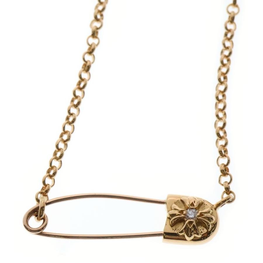 CHROME HEARTS（クロムハーツ） 22K SAFETY PIN NECKLACE セーフティ