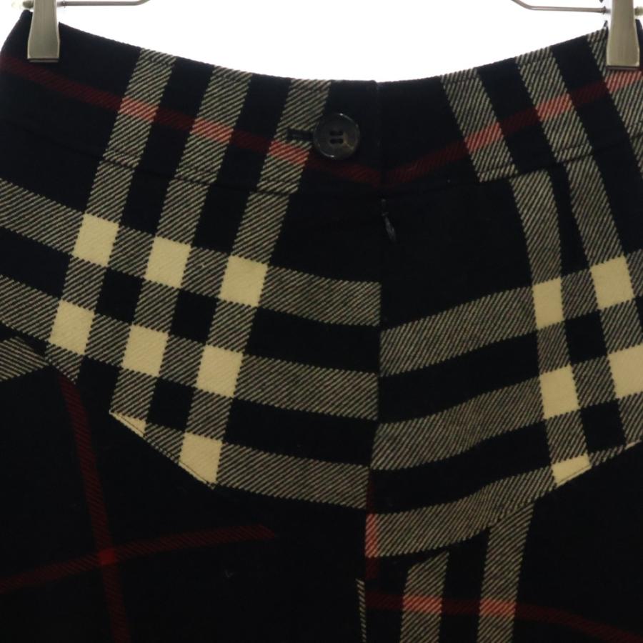 ✨美品✨バーバリーロンドン　スカート　大きい 4L チェック　茶　黒 ✨美品✨バーバリーロンドン スカート 大きい 4L チェック 茶 黒
