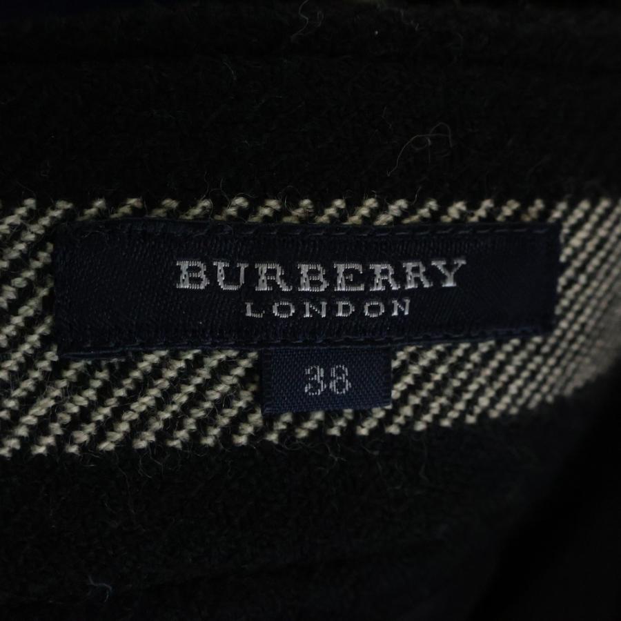 BURBERRY、LONDON.WOOL100%.スカート、美品 BURBERRY LONDON CHECK PATTERNED WOOL WRAP SKIRT/バーバリーロンドン