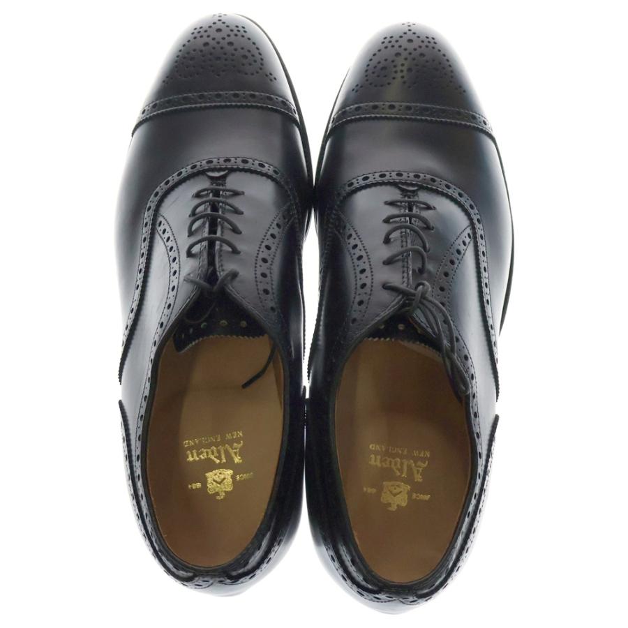 【美USED】Alden 9D セミブローグドレスシューズ／オールデンメダリオン 美USED】Alden 9D セミブローグドレスシューズ／オールデンメダリオン