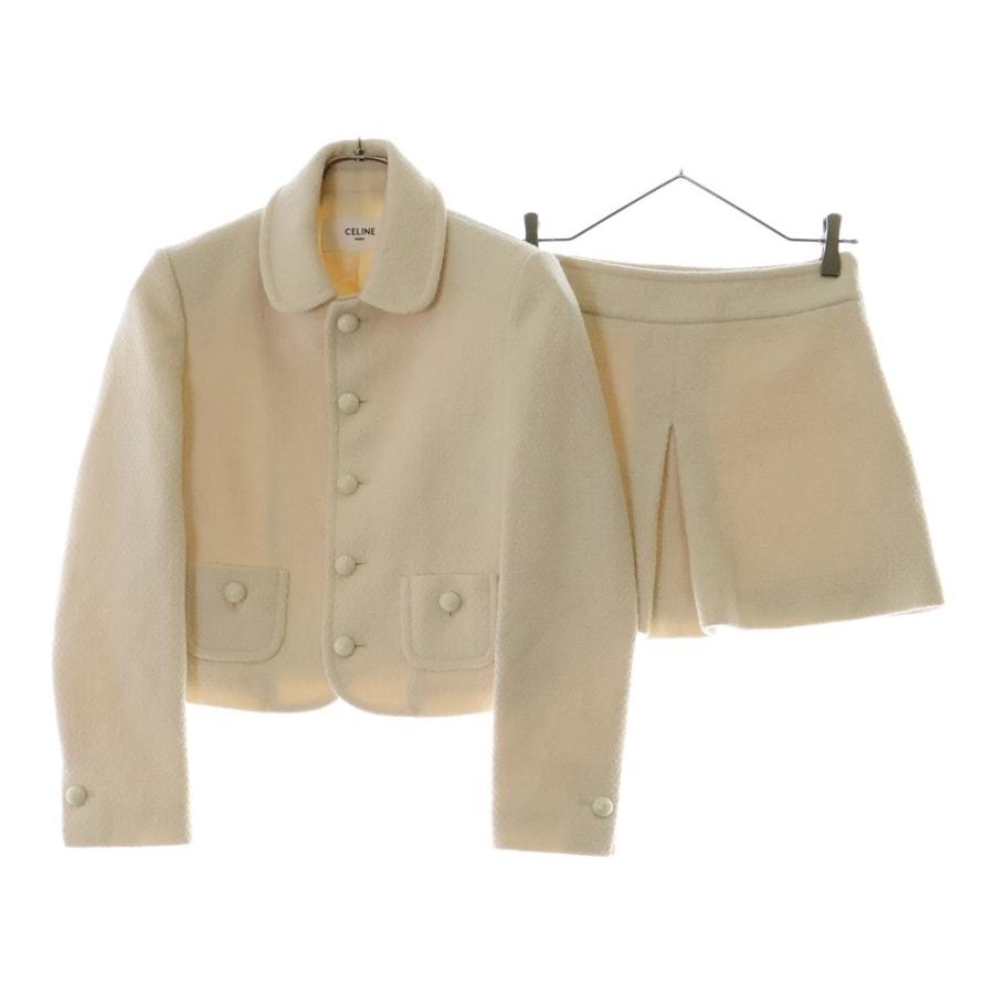 CELINE（セリーヌ） ベルヌイユ トリオンフボタン ツイード