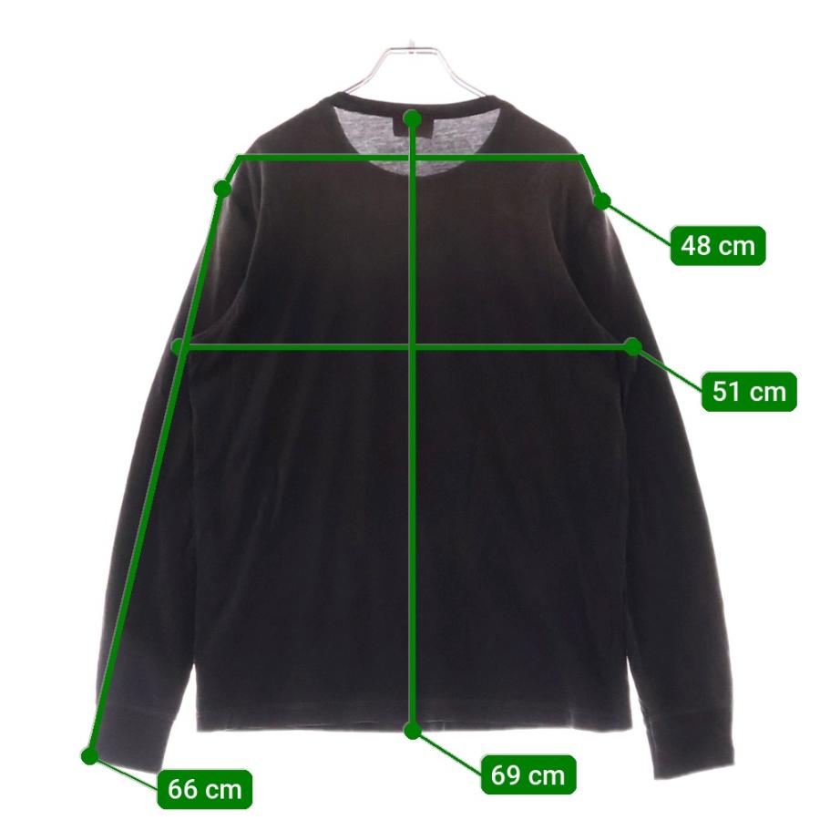 DIESEL ディーゼル ロゴプリント クルーネック長袖Tシャツ