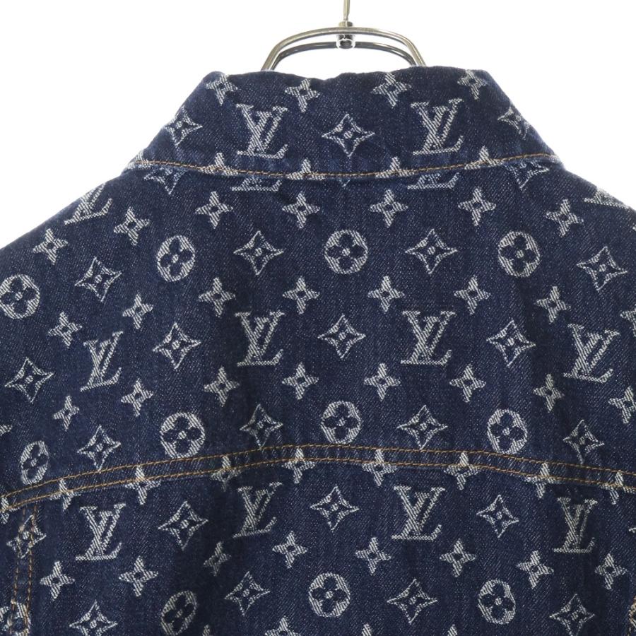 chiroLOUIS VUTTON モノグラムジャガードデニムジャケット ルイヴィトン LOUIS VUITTON モノグラムジャガードデニムジャケット