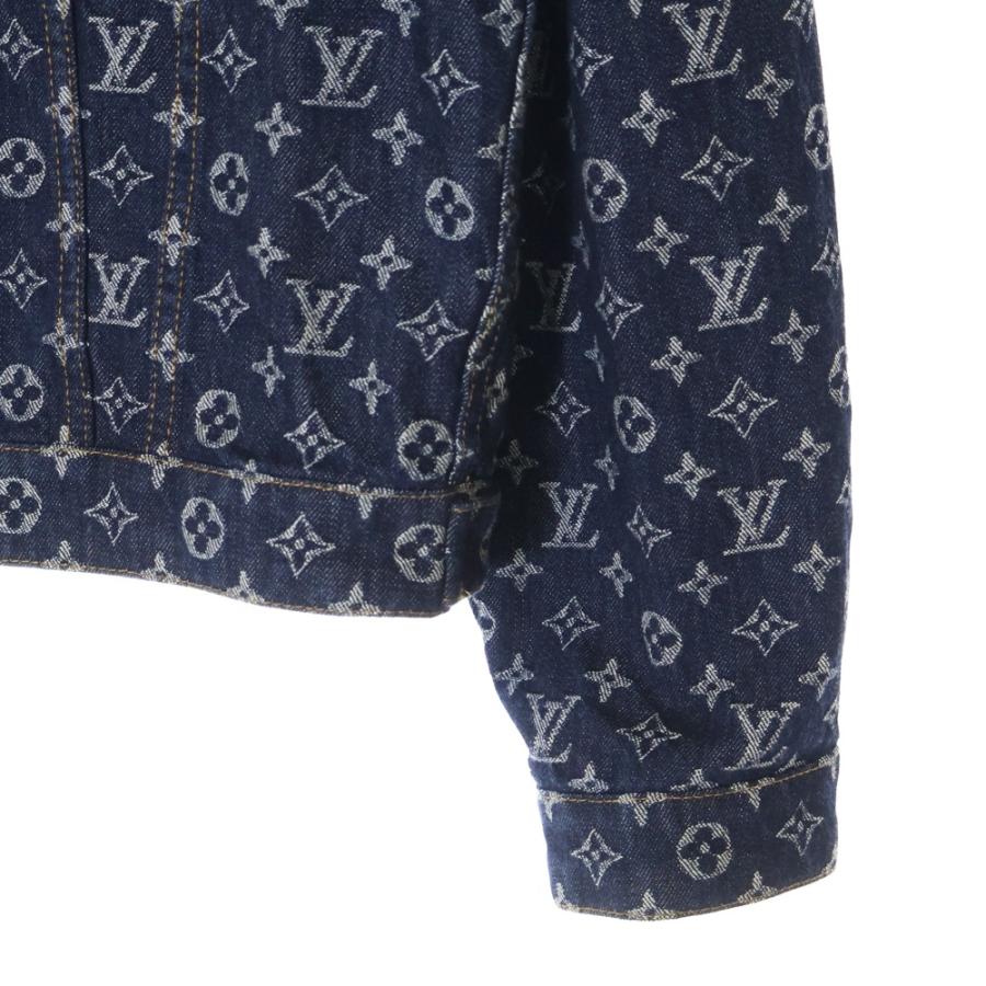 chiroLOUIS VUTTON モノグラムジャガードデニムジャケット ルイヴィトン LOUIS VUITTON モノグラムジャガードデニムジャケット