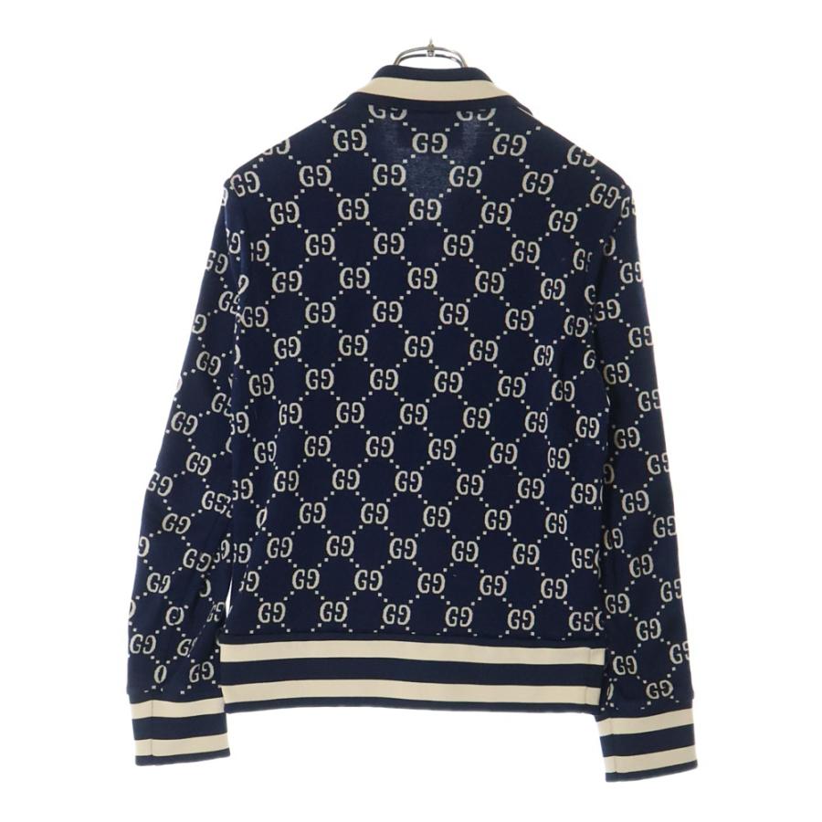 GUCCI グッチ 18AW GG Jacquard Cotton Jacket 496919 X9V05 GGジャカードコットンジャケット トラックジャケット ネイビー GUCCI（グッチ） 18AW GG Jacquard Cotton Jacket GGジャカード