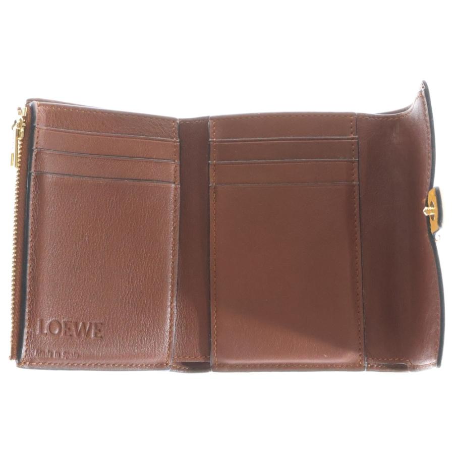 LOEWE（ロエベ） バーティカル レザーウォレット スモール 三つ折り
