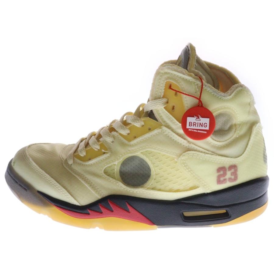 NIKE（ナイキ） ×OFF-WHITE AIR JORDAN 5 RETRO SP SAIL オフホワイト