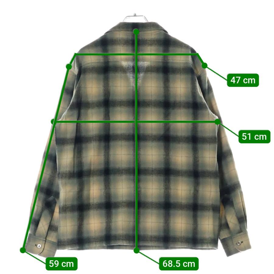 TENDERLOIN 08AW T-WOOL SHT ロゴ チェック TENDERLOIN テンダーロイン 08AW T-WOOL SHT オンブレチェック