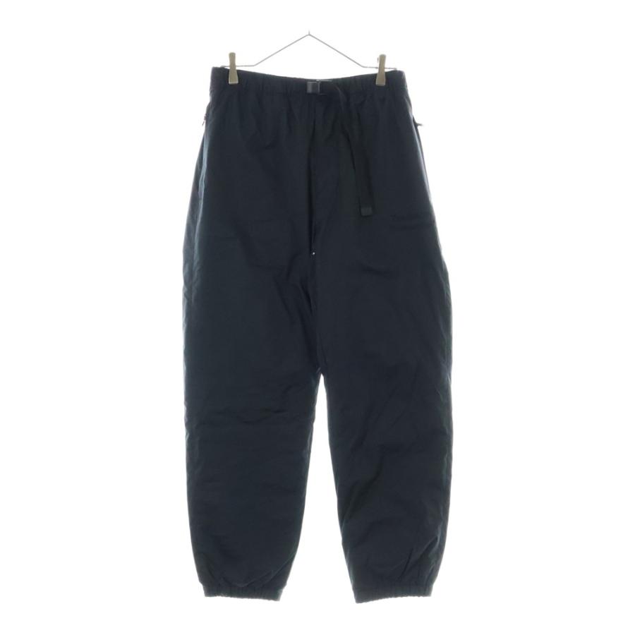 ENNOY エンノイ 24AW PADDED PANTS ロゴ刺繍 ナイロンパンツ ブラック