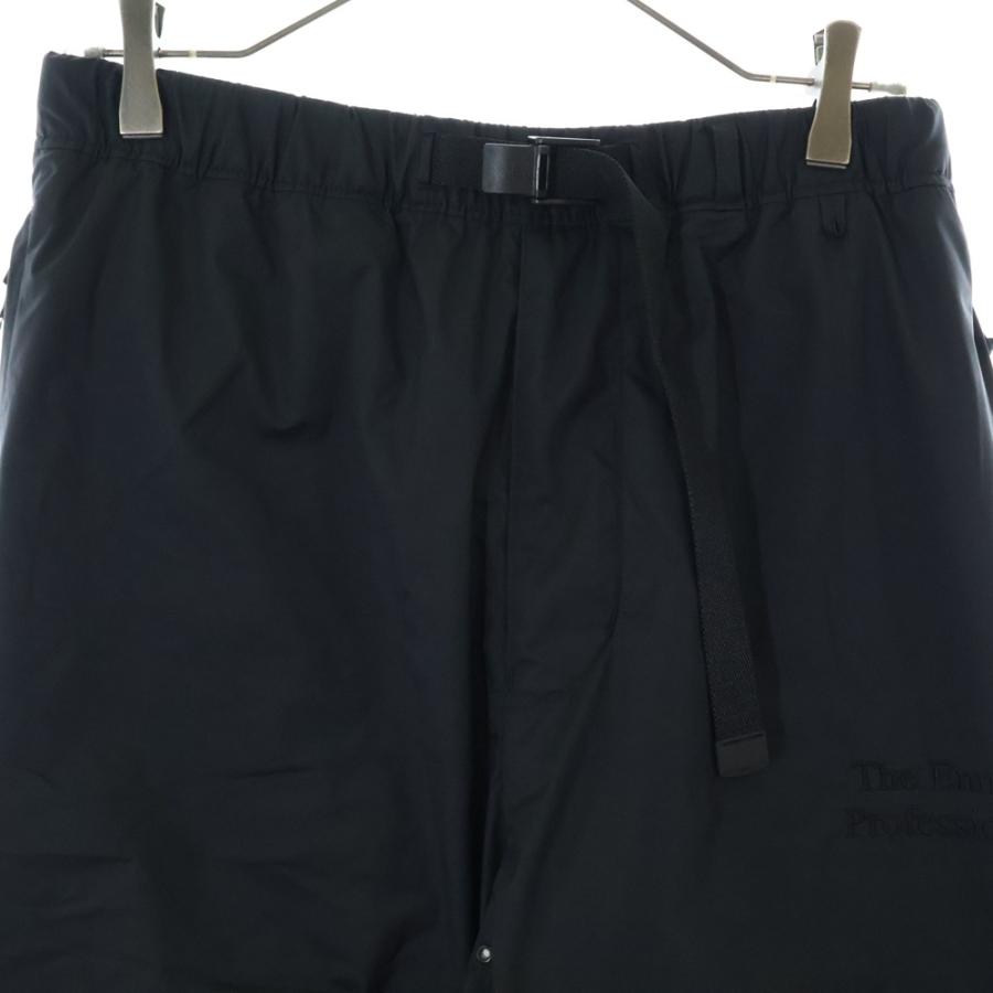 ENNOY エンノイ 24AW PADDED PANTS ロゴ刺繍 ナイロンパンツ ブラック