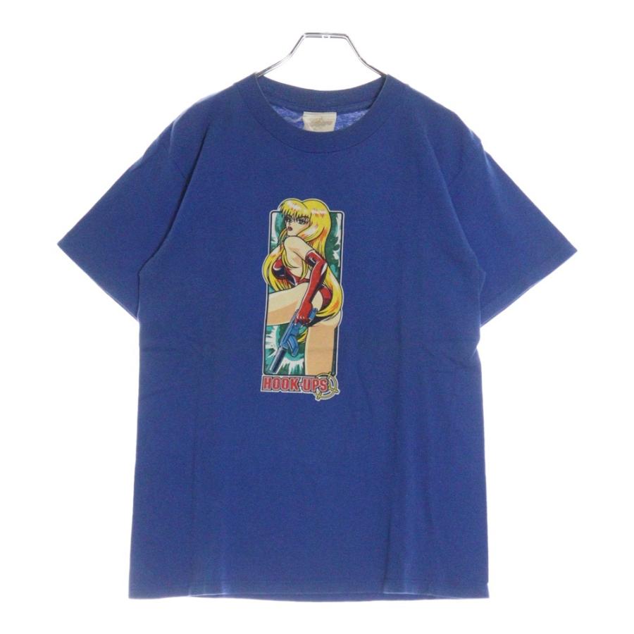 VINTAGE ヴィンテージ 90S HOOK UPS フック アップス フロントプリント