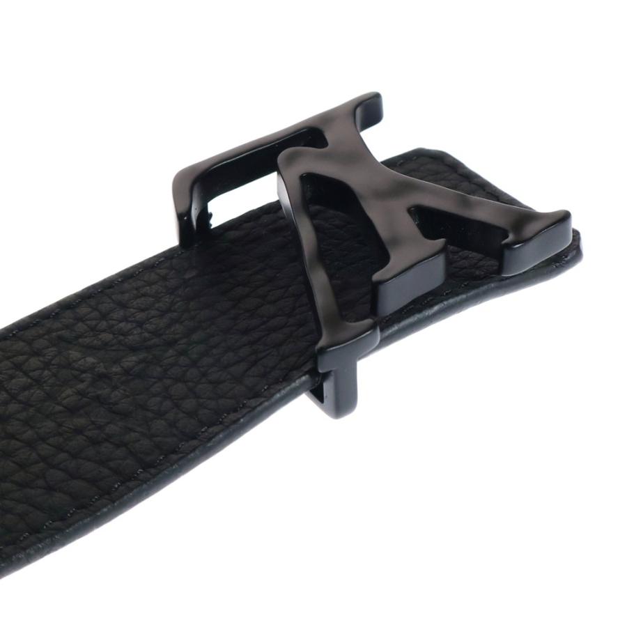LOUIS VUITTON ルイヴィトン サンチュール LVシャープ ロゴバックル モノグラム レザー ベルト ブラック MP236S LOUIS VUITTON（ルイ・ヴィトン） サンチュール LVシャープ ロゴ