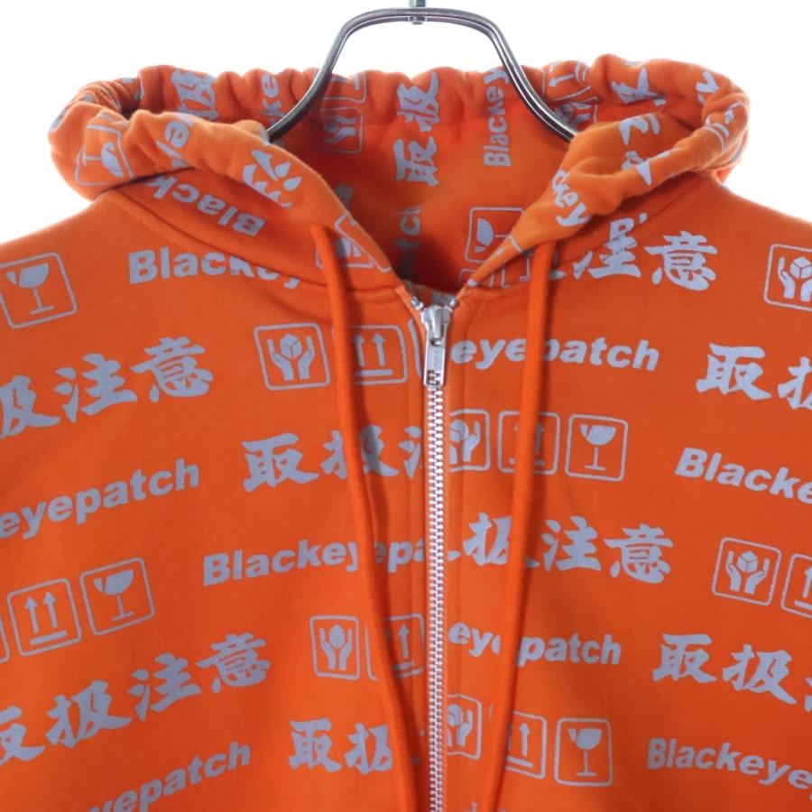 ブラックアイパッチ HANDLE WITH CARE ZIP HOODIE ハンドル ウィズ