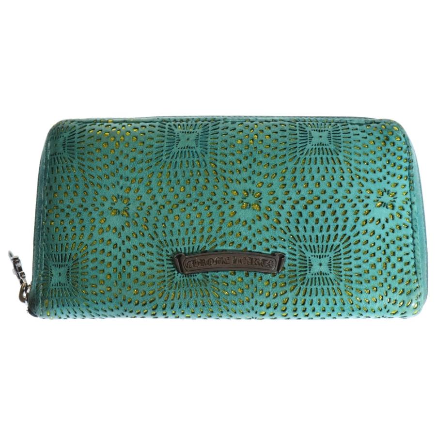 クロムハーツ　REC F ZIP プレーン　ウォレット　長財布　難あり CHROME HEARTS クロムハーツ REC F ZIP#2 プレーンウォレット 財布